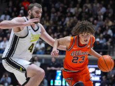 El No. 11 Illinois supera al No. 4 Purdue mientras Keaton Wagler establece un récord de puntuación para estudiantes de primer año del programa con 46 puntos