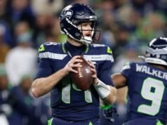 Uniformes de campeonato de conferencia de la NFL para Broncos, Rams, Pats y Seahawks