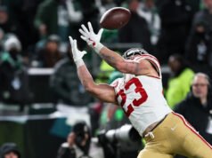 El sensacional pase de Jauan Jennings a Christian McCaffrey tomó a los Eagles con la guardia baja, pero los 49ers ya lo ejecutaron