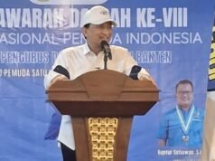 El vicegobernador de Banten, Dimyati, pide que KNPI se convierta en un paso importante en el desarrollo de la región