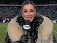 Erin Andrews habla sobre su abrigo de piel que ‘parecía un vídeo de Beyoncé’