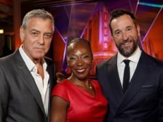 George Clooney se reúne con el ex coprotagonista de ER, Noah Wyle, en la entrega de premios