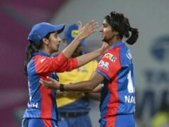 WPL 2026: Nandini Sharma anota un hat-trick en el partido DC vs GG y elige cinco ventanillas