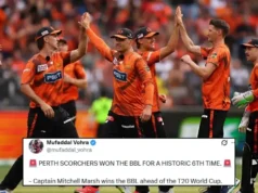 Los fanáticos se vuelven locos cuando los Perth Scorchers arrasan con los Sydney Sixers en la final de BBL|15 para reclamar el sexto título