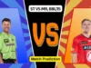 ST vs MR, BBL|15, Predicción del partido: ¿Quién ganará el partido de hoy entre Sydney Thunder y Melbourne Renegades?