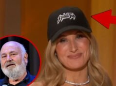 Nikki Glaser usa un sombrero de ‘Spinal Tap’ para honrar a Rob Reiner en los Globos de Oro