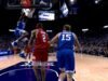 AJ Dybantsa de BYU lanza un putback slam, ampliando la ventaja de Utah