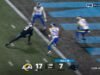 Bryce Young corre para un touchdown de 16 yardas, reduciendo el déficit de los Panthers contra los Rams