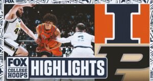 Lo más destacado del n.° 11 Illinois Fighting Illini contra el n.° 4 Purdue Boilermakers FOX College Hoops