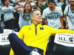 El entrenador de Michigan, Dusty May, sobre los fanáticos de Michigan State: «No hay forma de evitar ese humo»