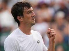 Sebastian Ofner celebra demasiado pronto y pierde durante la clasificación del Abierto de Australia