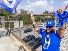 Conozca al Freeway Fan, la inspiración para la predicación vial de los Rams