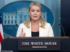 Karoline Leavitt confirma que el presidente mintió descaradamente sobre el cambio de nombre de la estación Trump