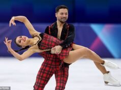Angustia para los patinadores artísticos británicos Lilah Fear y Lewis Gibson al perder la oportunidad de emular a Torvill y Dean en los Juegos Olímpicos de Invierno.
