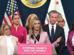 La arrogante esposa del gobernador de California, Gavin Newsom, regaña a las periodistas por hacer preguntas «incorrectas» durante una conferencia de prensa