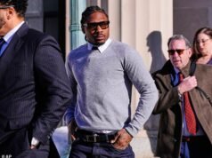 Stefon Diggs se declara inocente de agredir al chef durante su comparecencia ante el tribunal días después de la derrota del Super Bowl… pero no hay señales de su novia Cardi B