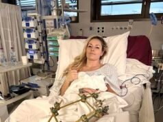 Lindsey Vonn insinúa que volverá a esquiar a pesar de su cuarta operación por su pierna rota tras un terrible accidente en los Juegos Olímpicos de Invierno