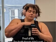 El ‘hombre biológico’ despojado del título de la mujer más fuerte del mundo Jammie Booker resurge con acusaciones de amenazas de muerte