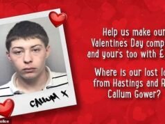 Traficante de drogas fugitivo y madre encarcelados después de que la policía enviara un mensaje irónico a Valentine pidiéndole una cita