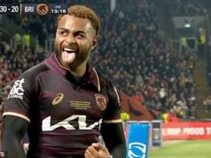 Ezra Mam fue sorprendido haciendo un gesto sexual lascivo durante la sorprendente derrota de los Brisbane Broncos ante los desvalidos clasificados