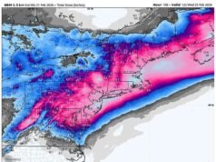 Advertencia de tormenta de nieve para 30 millones de personas mientras un ciclón bomba se prepara para explotar en el noreste: «Viajar peligroso, imposible»