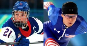Hilary Knight y Brittany Bowe se comprometen antes del partido de hockey por la medalla de oro