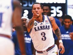 Tre White lleva al No. 14 Kansas a superar al No. 5 Houston en la tercera derrota consecutiva de los Cougars
