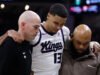 Keegan Murray de los Kings estará fuera al menos 2 semanas después de empeorar el esguince de tobillo