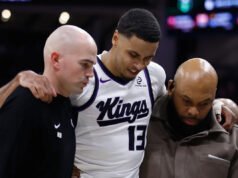 Keegan Murray de los Kings estará fuera al menos 2 semanas después de empeorar el esguince de tobillo