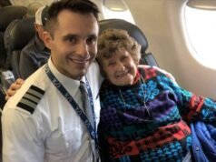 MIRAR: Nieto pilotea el primer vuelo de una abuela de 88 años