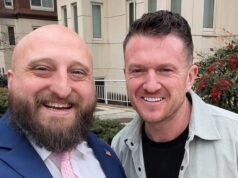 El activista británico de extrema derecha Tommy Robinson es recibido en el Departamento de Estado