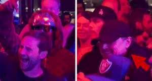 Leonardo DiCaprio y Tobey Maguire bailan Ice Cube en la fiesta del Super Bowl