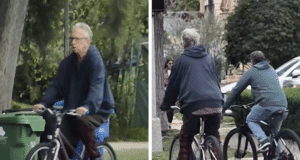 Andy Dick luce saludable en su bicicleta en Los Ángeles después de una sobredosis casi fatal