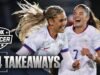 4 conclusiones del plantel de la Copa SheBelieves de EE. UU.