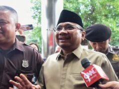 El ex ministro de Religión Yaqut presenta un juicio preliminar contra KPK