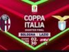 ¡Viva ANTV! Bolonia vs Lazio está actualmente en cuartos de final de la Coppa Italia