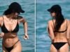 Irina Shayk presume su cuerpo en bikini durante un día de playa con su hija en Miami