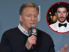 Roger Goodell cree que Bad Bunny no se volverá político durante el espectáculo de medio tiempo del Super Bowl