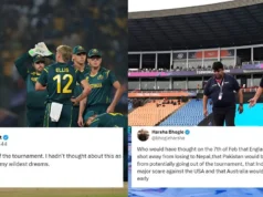Los fanáticos reaccionan mientras Australia se enfrenta a la eliminación de la Copa Mundial T20 2026 después de que la lluvia arrasara el choque entre Irlanda y Zimbabue en Pallekele