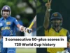 De Mahela Jayawardene a Kusal Mendis: lista de jugadores que han registrado tres puntuaciones consecutivas de más de 50 en la historia de la Copa del Mundo T20