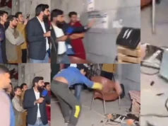 MIRAR: Los frustrados fanáticos de Pakistán destrozan la pantalla de televisión después de la humillante derrota ante India en la Copa del Mundo T20 2026