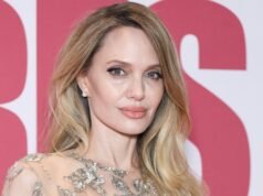 Conjunto de vestido largo de punto inspirado en Angelina Jolie – $ 55 en Amazon