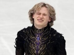 La patinadora artística Ilia Malinin cae dos veces en una impactante sorpresa en los Juegos Olímpicos de 2026