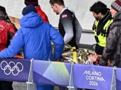 Atleta olímpico hospitalizado tras volcar en trineo durante carrera olímpica
