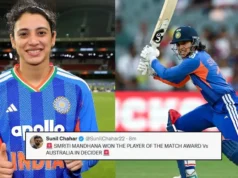 Los fanáticos estallan cuando Smriti Mandhana impulsa a India a lograr una victoria decisiva sobre Australia en el tercer T20I femenino