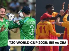 Predicción del partido IRE vs ZIM, Copa del Mundo T20 2026: ¿Quién ganará el partido de hoy entre Irlanda y Zimbabwe?