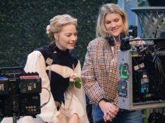 Margot Robbie y Jacob Elordi en «Cumbres Borrascosas» de Emerald Fennell