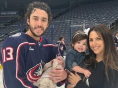 La familia de Johnny Gaudreau anima al hockey masculino de EE. UU. en los Juegos Olímpicos de 2026