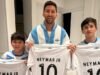 Lionel Messi y sus hijos reciben un regalo especial del ex compañero del Barcelona Neymar