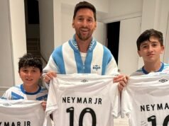 Lionel Messi y sus hijos reciben un regalo especial del ex compañero del Barcelona Neymar